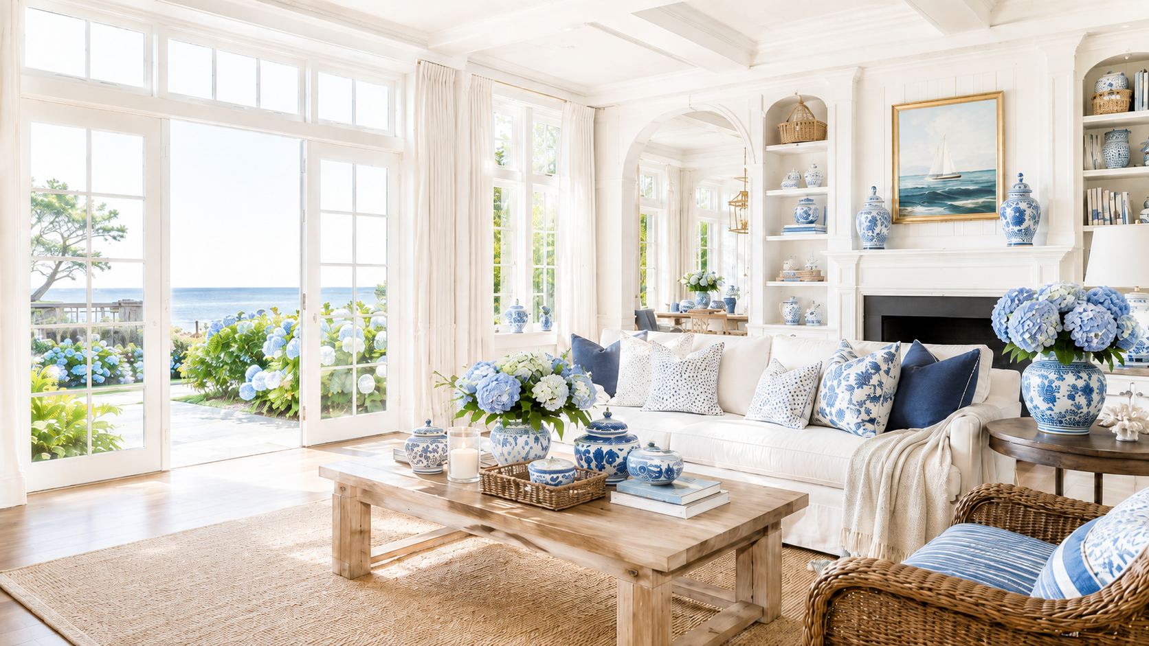 Blue & White Decorating