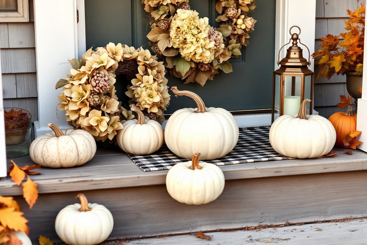 Coastal Fall Decorating